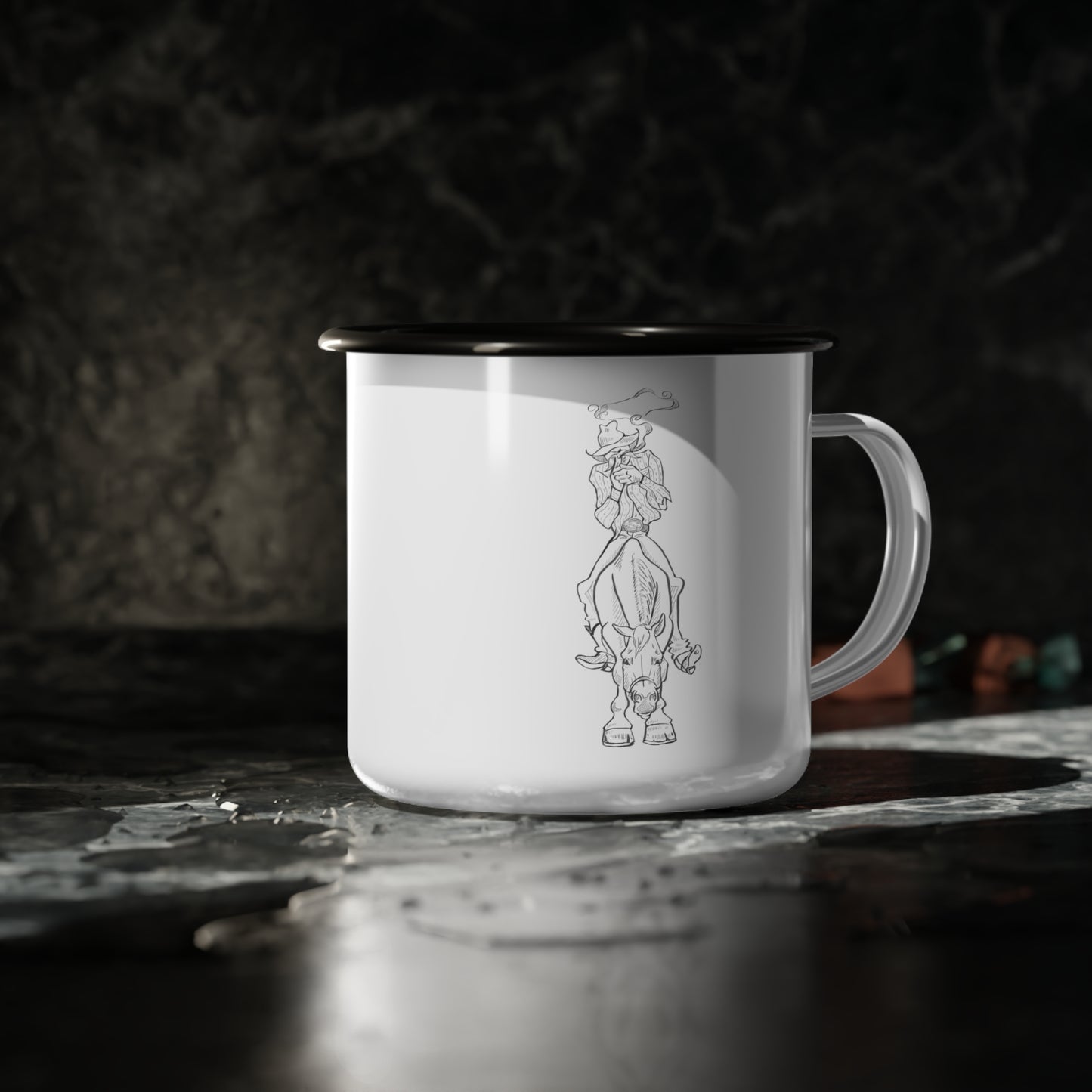 Dangle Enamel Camp Cup