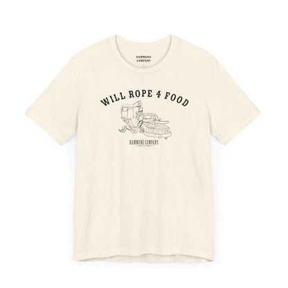 Rope for food Unisex Jersey Short Sleeve Tee