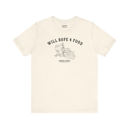 Rope for food Unisex Jersey Short Sleeve Tee