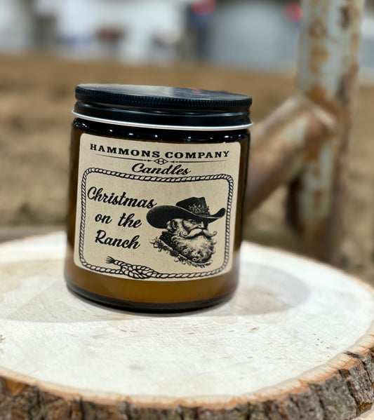 Christmas on the ranch candle