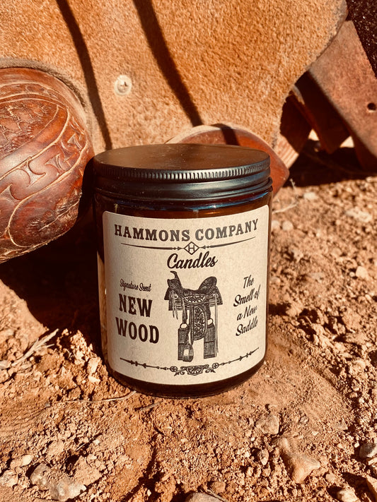 NEW WOOD CANDLE